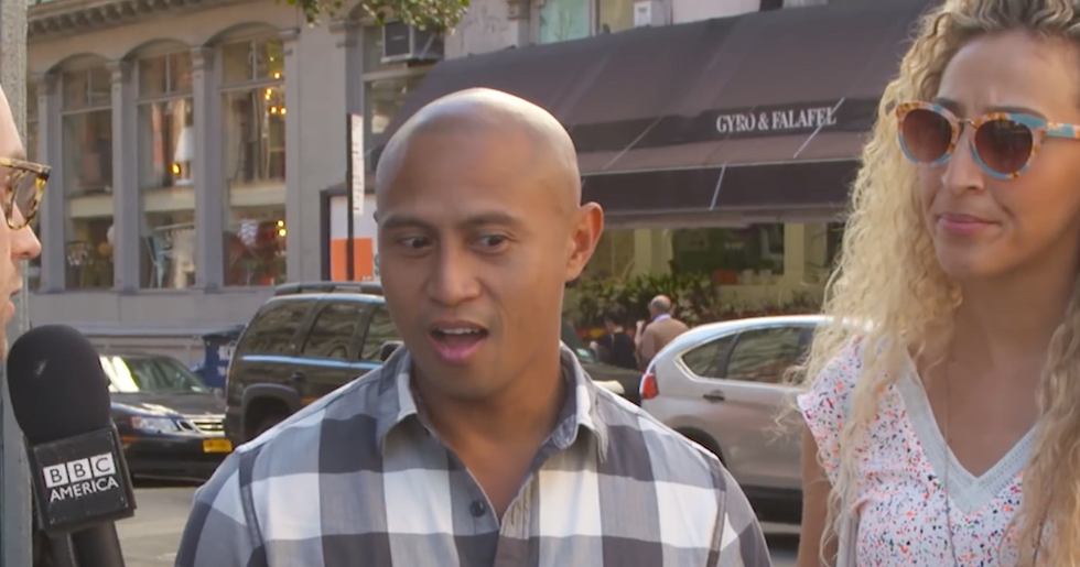 See how people react when fake reporter convinces them Clinton dropped out of the race