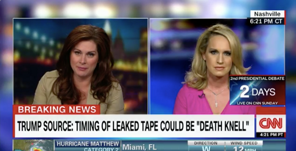 CNN host claims Trump popped a Tic-Tac and tried to kiss her friend