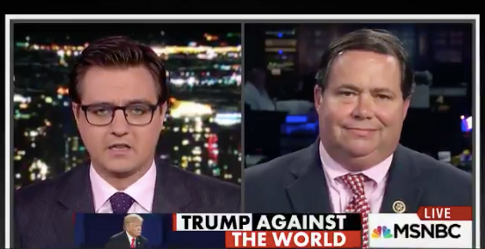 Republican Congressman says he'd 'consider' supporting Trump even if he said he enjoyed raping women
