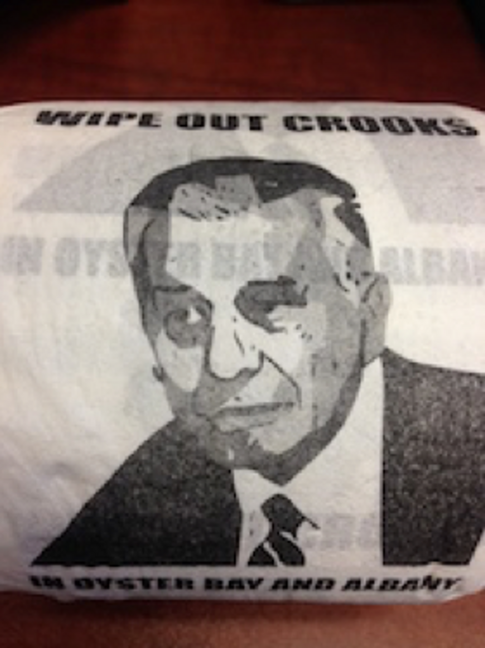 Politician hands out 100K rolls of toilet paper stamped with town supervisor's face