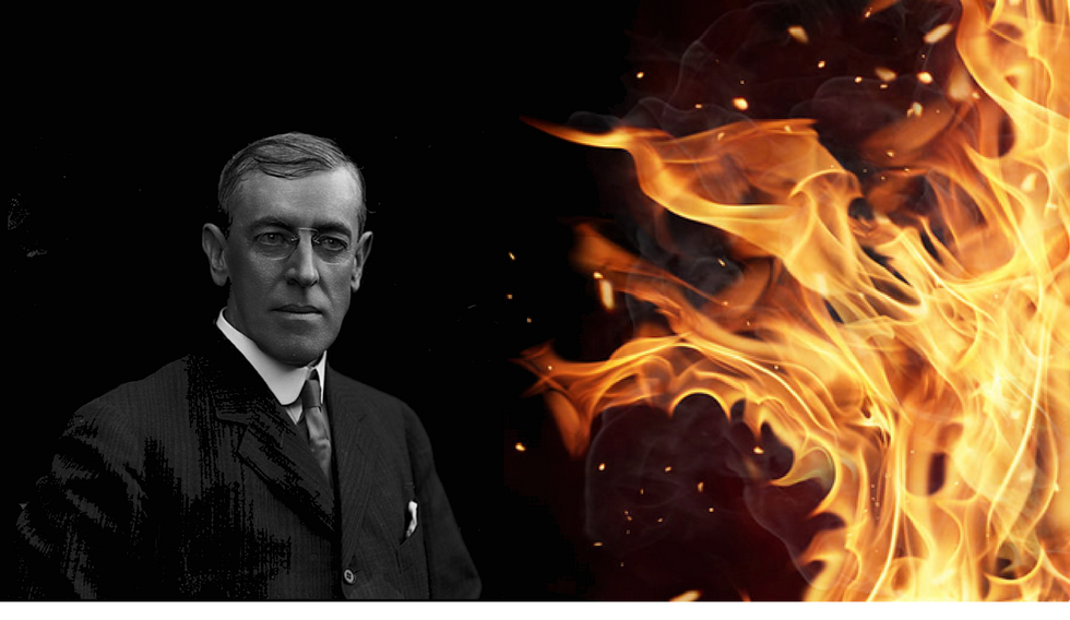 Stu Burguiere gives history lesson from hell on the dark side of Woodrow Wilson