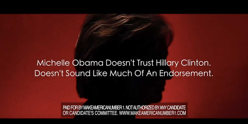 See the ad Clinton's campaign is trying to take off the air