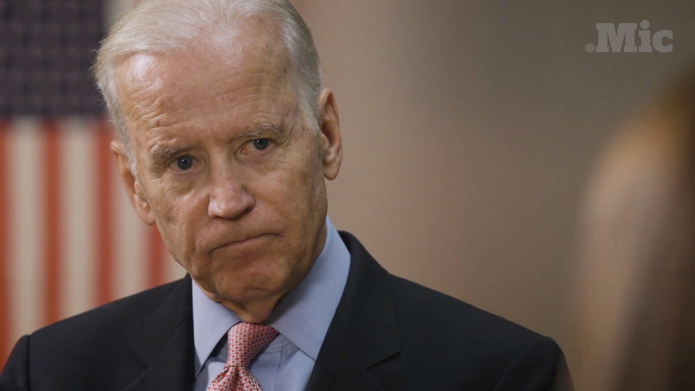 Watch: Biden's amazing real-time reaction when he learns new emails came from Weiner's computer