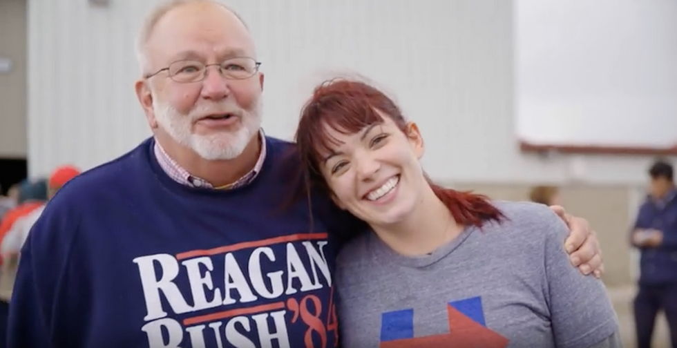 Watch what brings Clinton, Trump supporters together to cast a 'vote for good