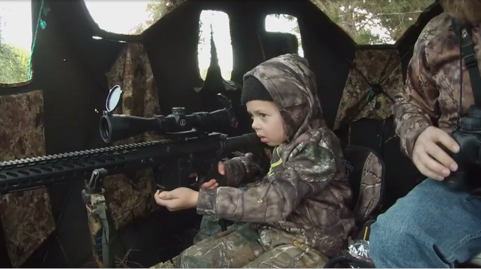 Watch: Little girl has priceless reaction when she shoots her first deer