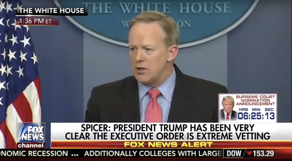 Spicer grills NBC reporter: 'You have been part of the confusion