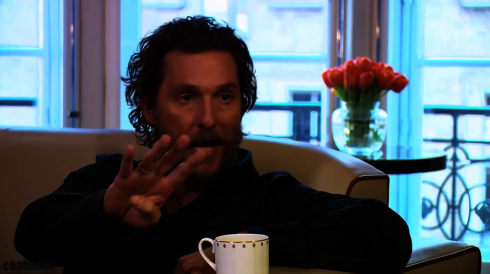 Hollywood could learn a lot from Matthew McConaughey when it comes to President Trump