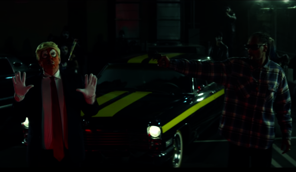 Trump and Secret Service respond to Snoop Dogg's video of the rapper 'shooting' the president
