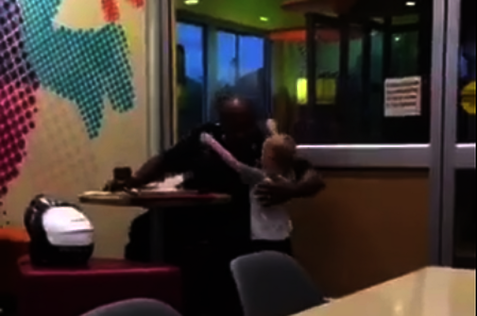 Watch: Fort Worth police officer shares touching moment with a little fan