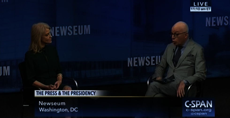 Reporter tells Conway media is ‘not at all’ fair in its coverage of the Trump