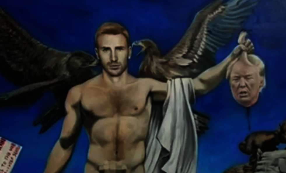 University of Alaska is displaying a painting of a decapitated Trump in its gallery