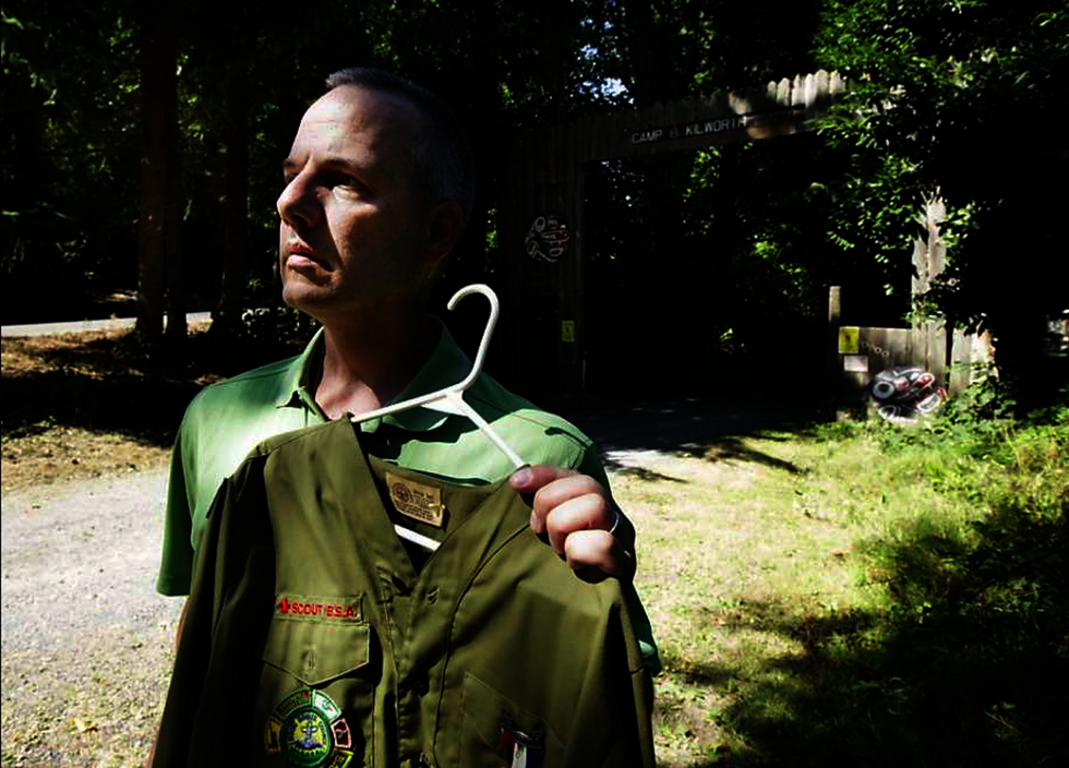 Decades after sexual abuse, former Boy Scout confronts his attacker with a pointed message