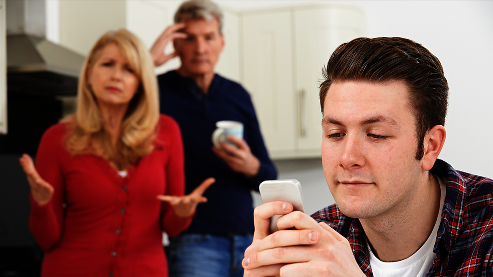 It's your fault if you allow your adult child to leech off of you