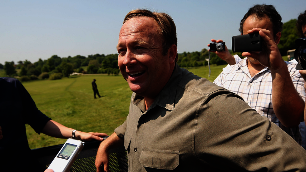 Alex Jones hates ‘fake news’ about 'kissing goblins\