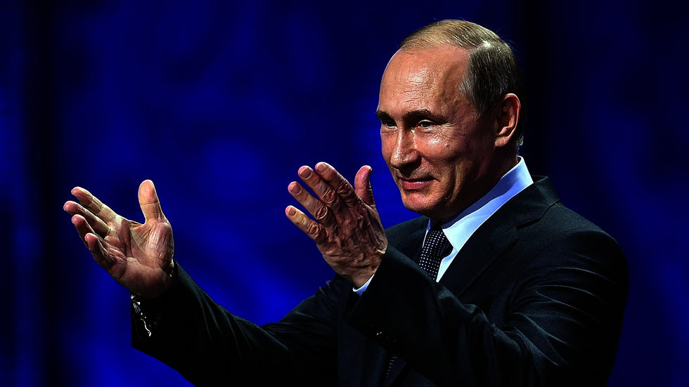 Putin is asked if he would shower next to a gay man; his answer is as bad as you would expect