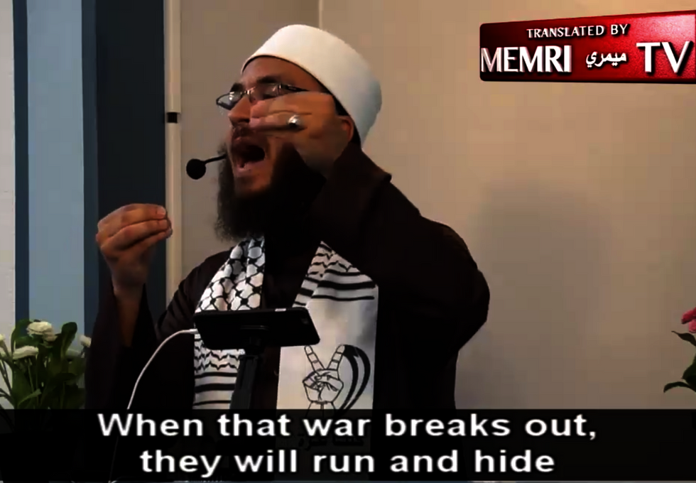 California imam caught on video allegedly encouraging American Muslims to annihilate Jews