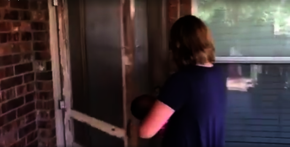 Watch: Texas couple surprises siblings with new adopted baby sister