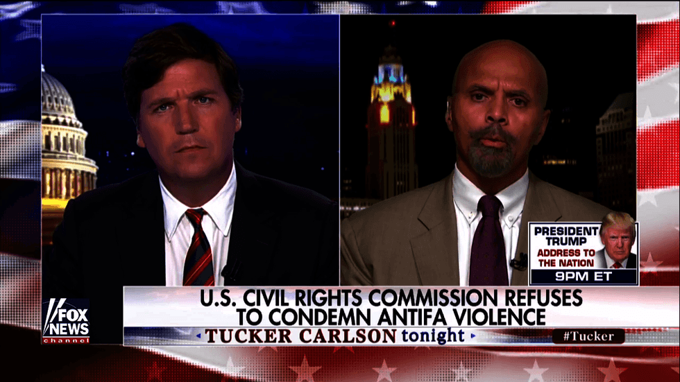 The US Commission on Civil Rights condemned only half the violence in Charlottesville