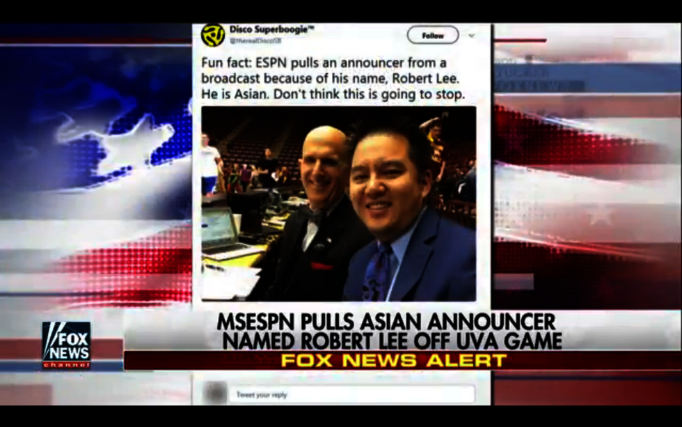 ESPN now giving a completely different reason for the 'Robert Lee' debacle