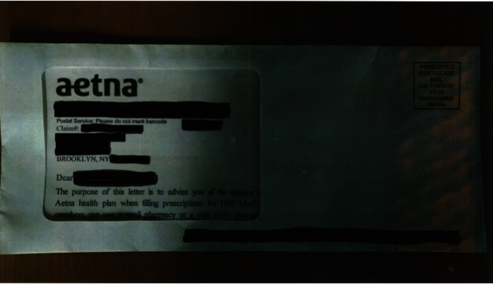 Aetna just exposed thousands of HIV positive customers with this letter
