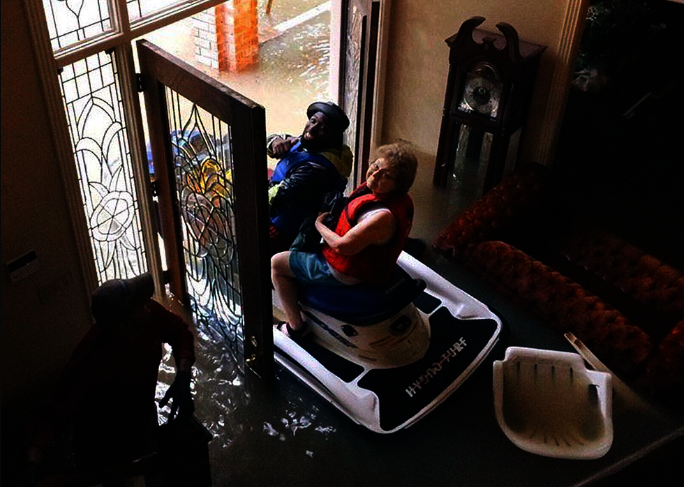 Chick-fil-a rescues elderly Houston couple after they order food and a boat