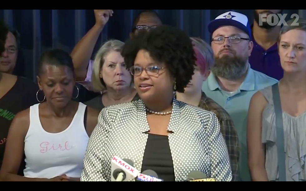 The Missouri senator who hoped for Trump to be killed is back with another online attack