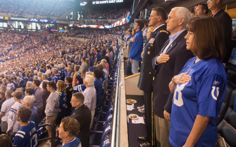 Mike Pence left an NFL game in protest, now Dems want him to pay for it