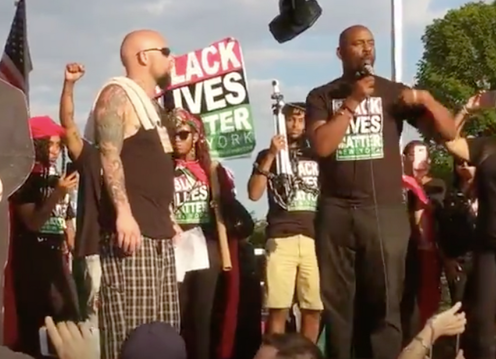 Treason': BLM activist who spoke at Trump rally is shunned by his own people
