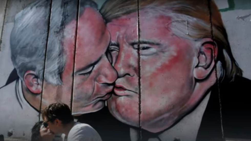The latest from Israel: Trump-Netanyahu mural turns heads