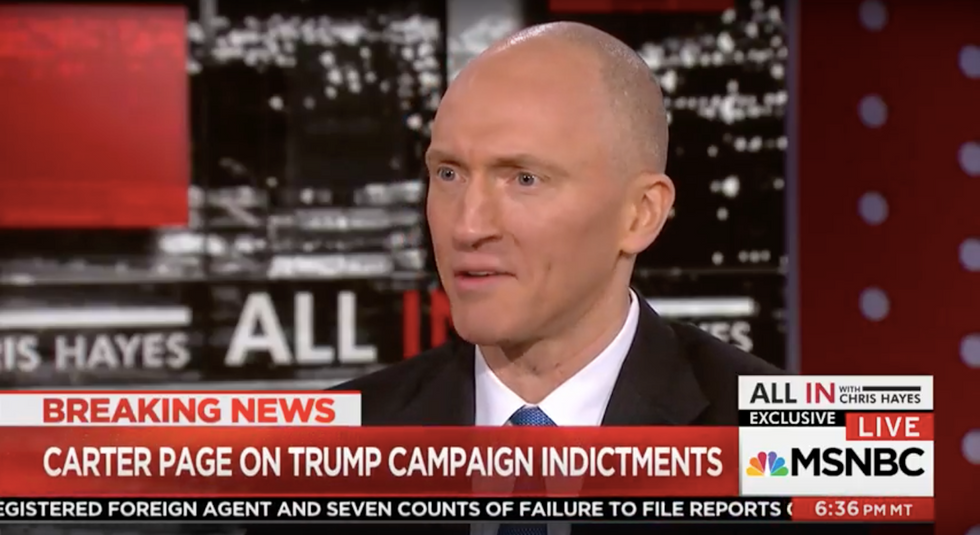 MSNBC host offers former Trump adviser Carter Page an incredibly sarcastic introduction