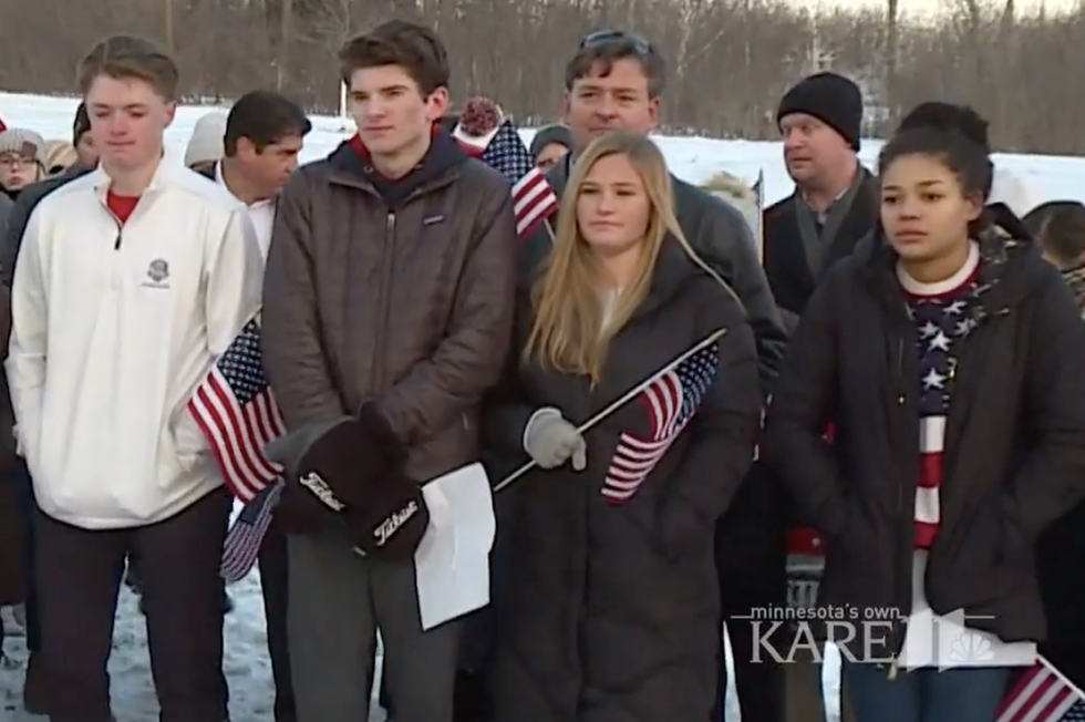 High school conservatives sue district over Veterans Day anthem protest response