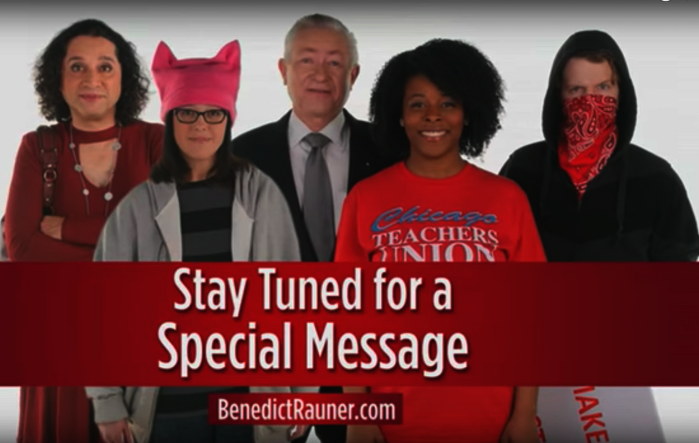Illinois GOP governor candidate slammed for this 'cowardly,' 'homophobic' attack ad