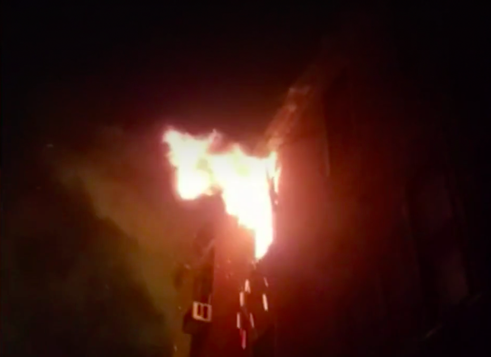 After noticing a home on fire, three college students saved an 90-year-old man's life
