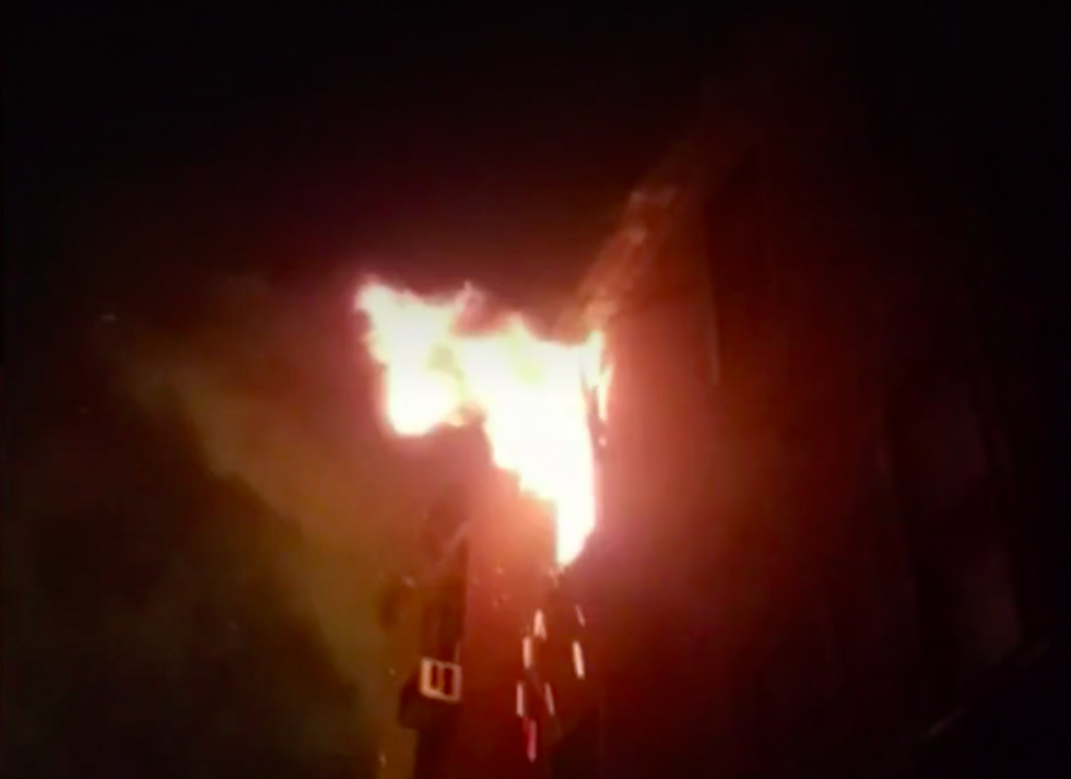 After noticing a home on fire, three college students saved an 90-year-old man's life
