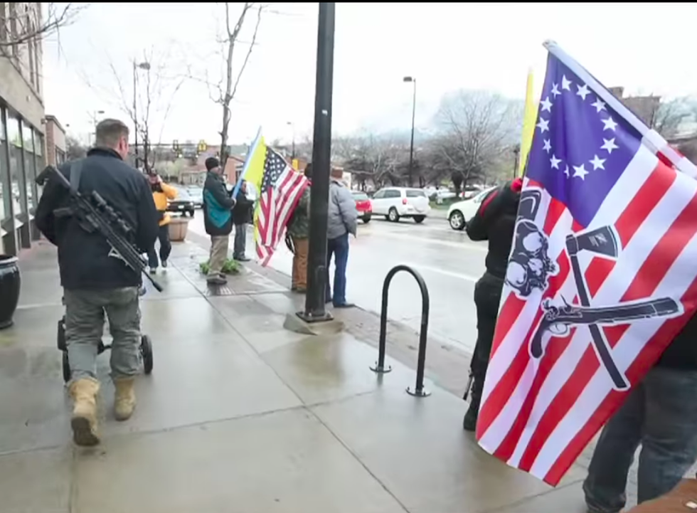 Gun rights activists show up in full force to protest assault weapons ban: 'We aren't criminals
