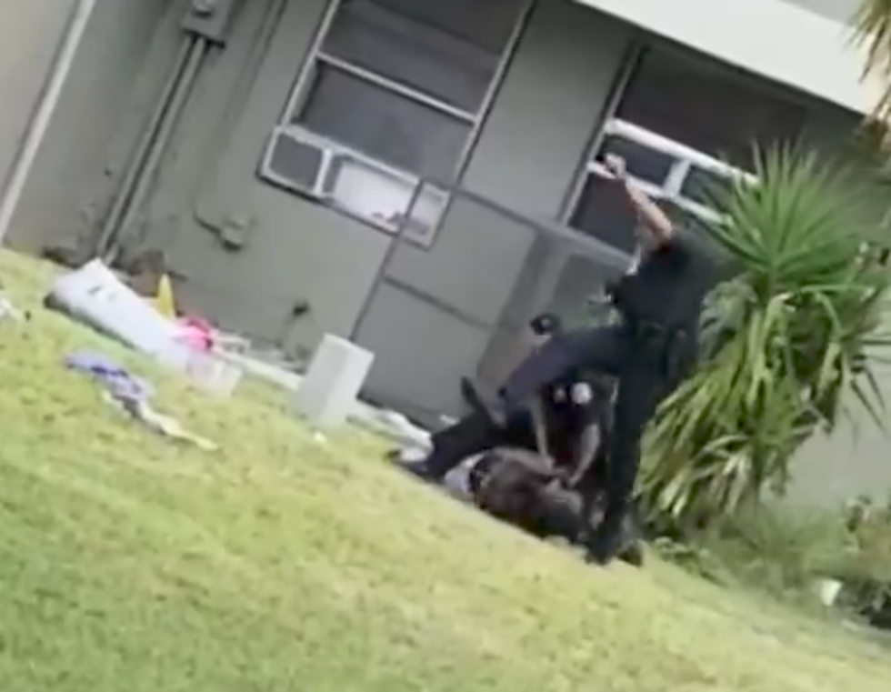 Video: Miami police officer fired for brutal kick to handcuffed suspect's head