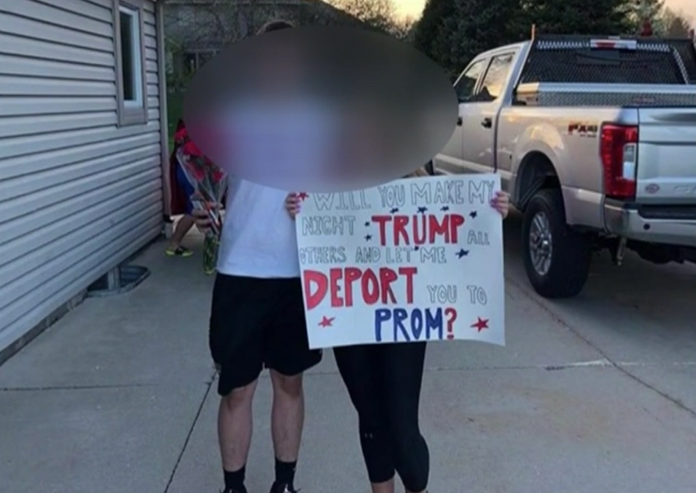 High school student surprised by the backlash to his Trump-themed 'promposal