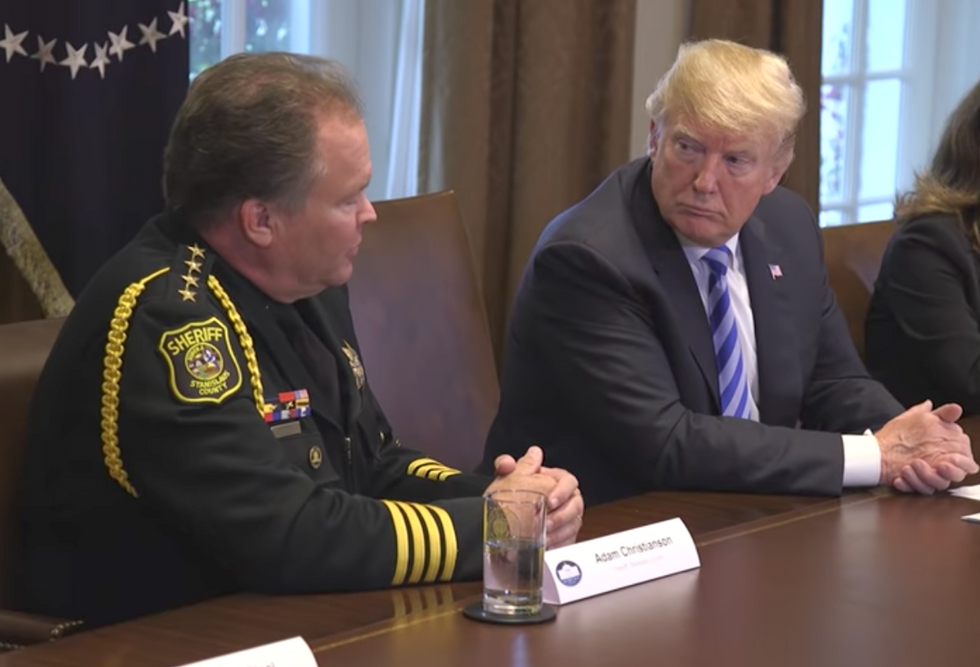 California sheriff who met with Trump fires back after newspaper attacks him on immigration