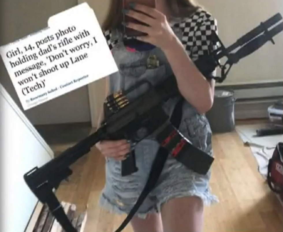 Chicago firefighter arrested after daughter posts Snapchat with his rifle