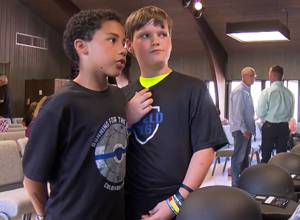 Colorado kids, church raise thousands to provide safety gear for local police
