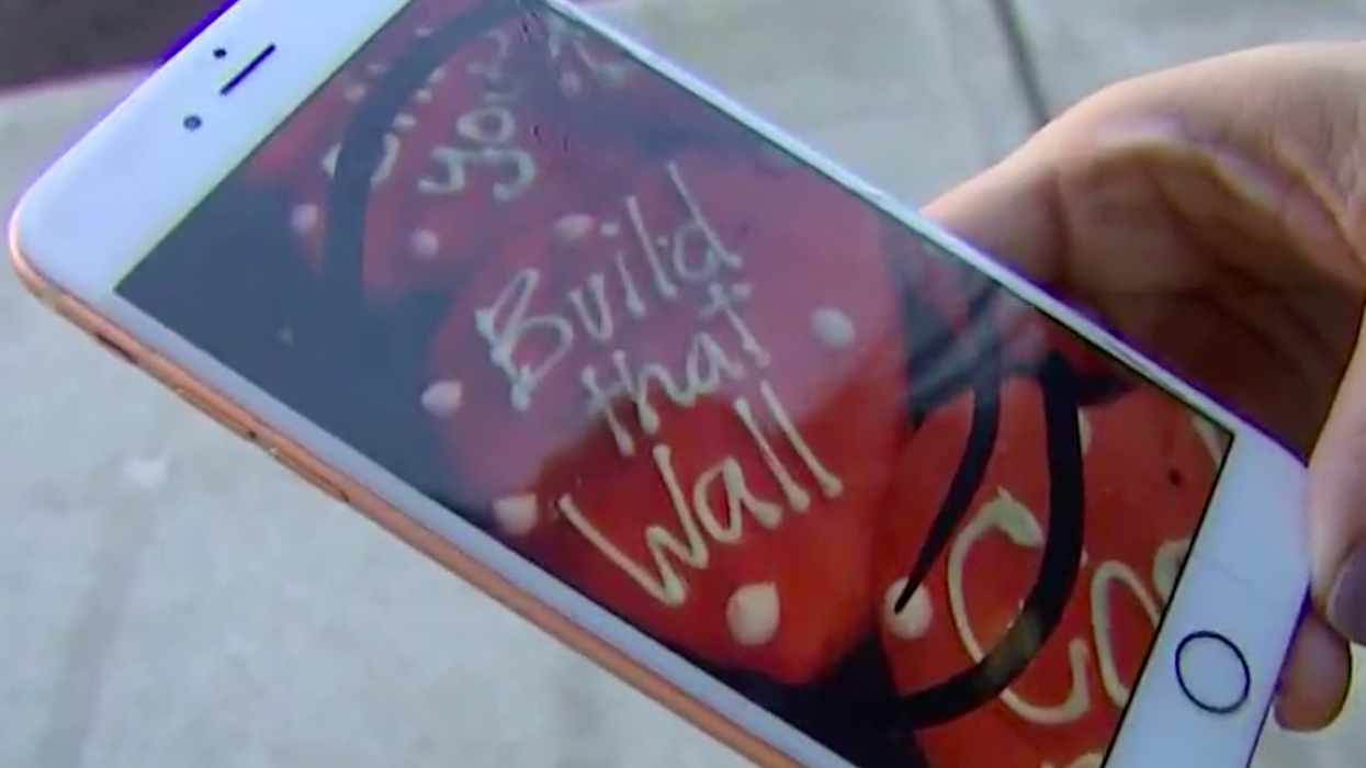 A baker put 'Build that Wall' on Valentine's cookie and got brutalized online for it