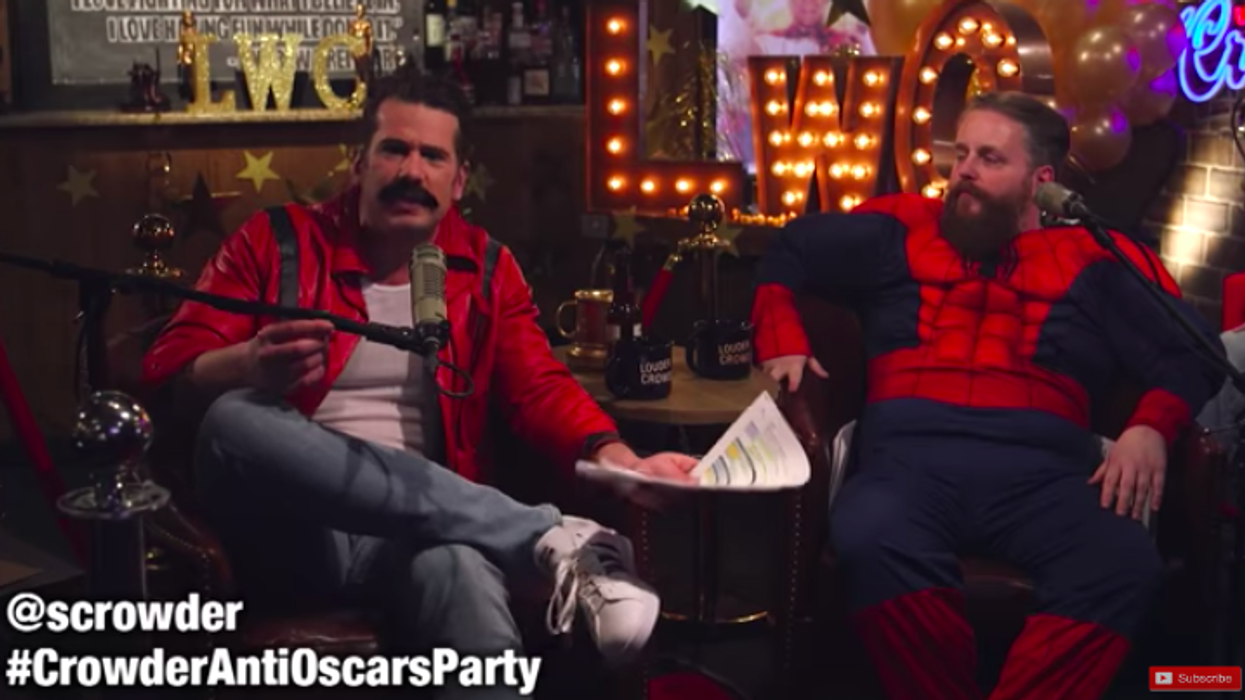 ABC pulled Steven Crowder's Oscar commentary from YouTube, claiming copyright infringement