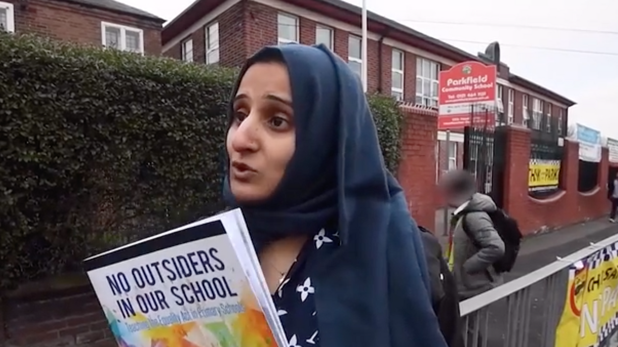 Muslim parents in UK protest LGBT curriculum that some describe as brainwashing