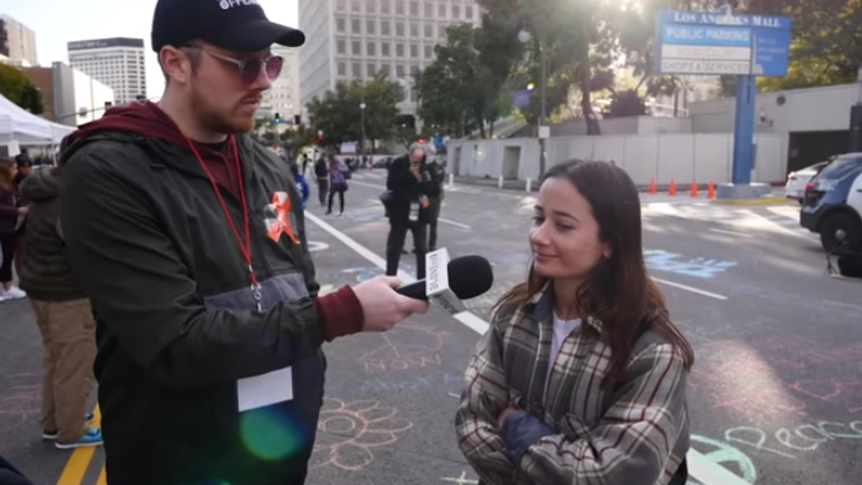 VIDEO: Conservative host Elijah Schaffer attended a feminist conference but his presence was not well received