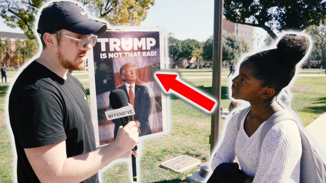 WATCH: Conservative host asks college students: 'Is Trump that bad?'