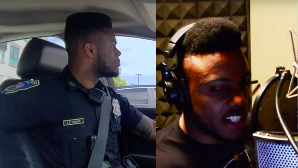 Baltimore police officer seeks to humanize cops, connect with community through rap