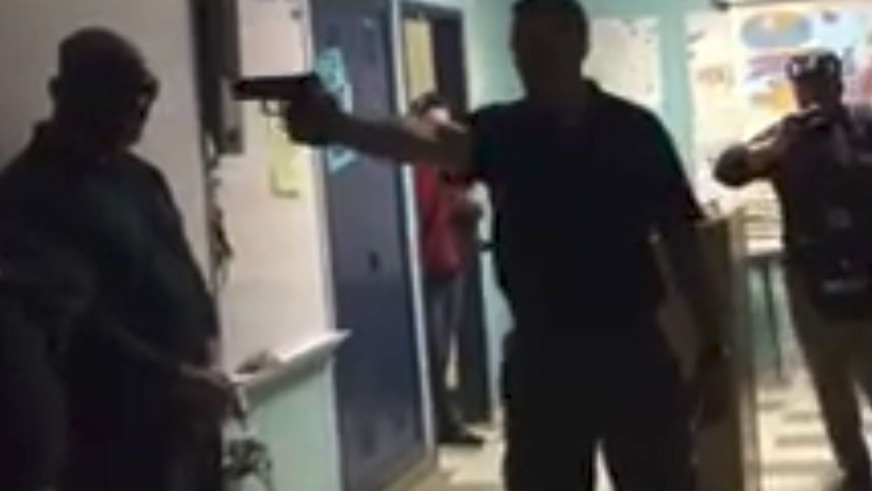 Police shot teachers with airsoft guns during active shooter drill: 'This is what happens if you just cower'