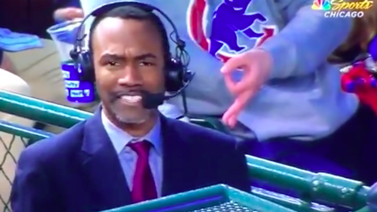 Chicago Cubs permanently ban fan for flashing allegedly racist hand gesture behind black broadcaster