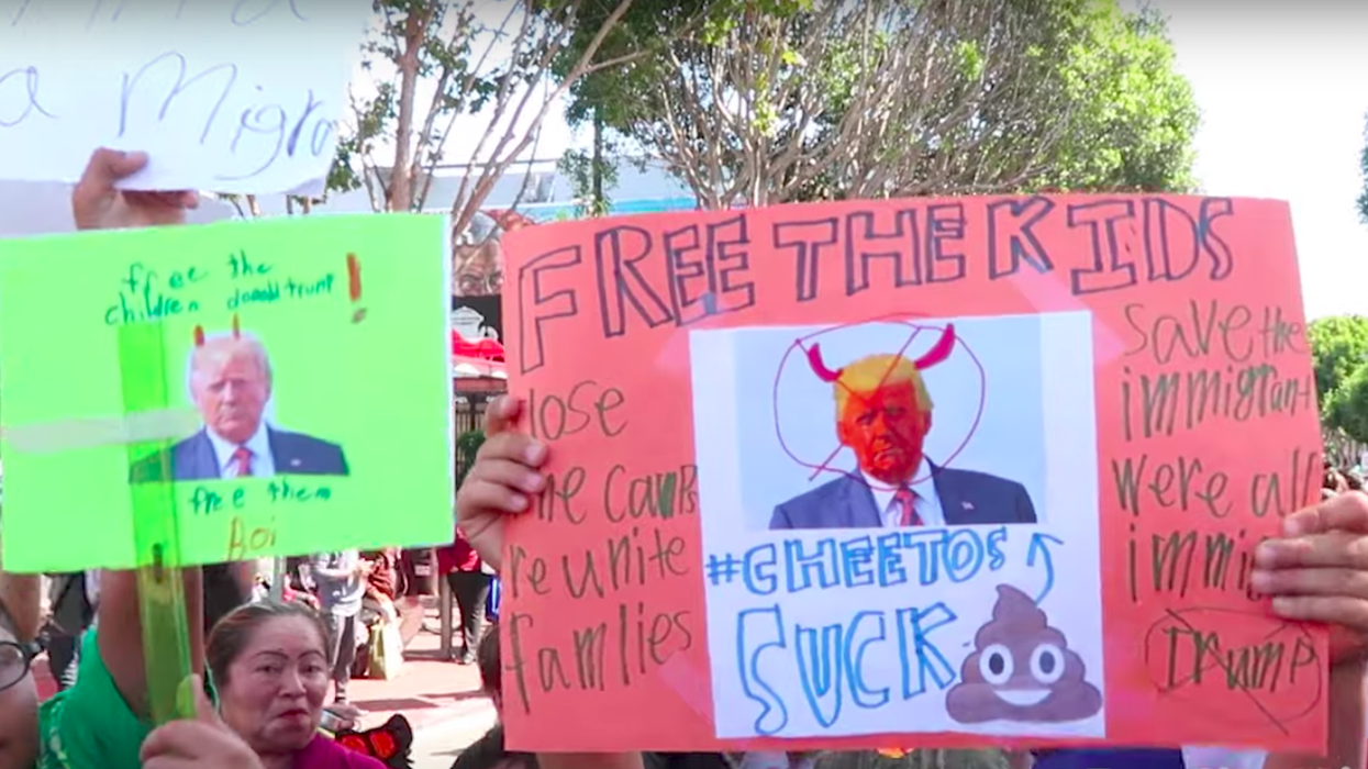WATCH: San Francisco immigration protest features young children chanting, 'Who do we hate? Donald Trump!'