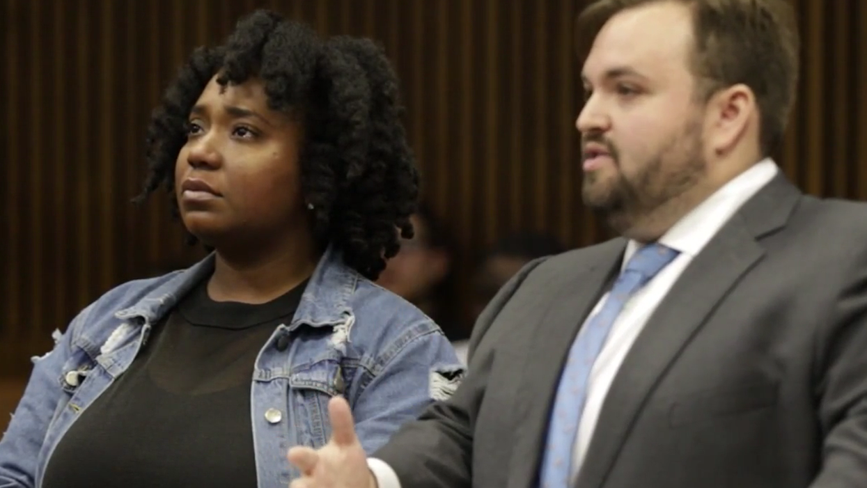 Woman who was jailed while pregnant for waving legal, unloaded gun to be tried again after winning appeal